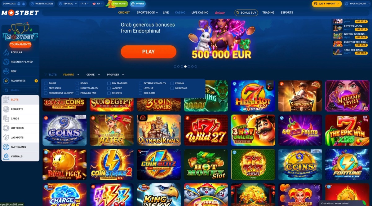 Mostbet bonus feature grid illustrating volatility and payout questions from the FAQ section